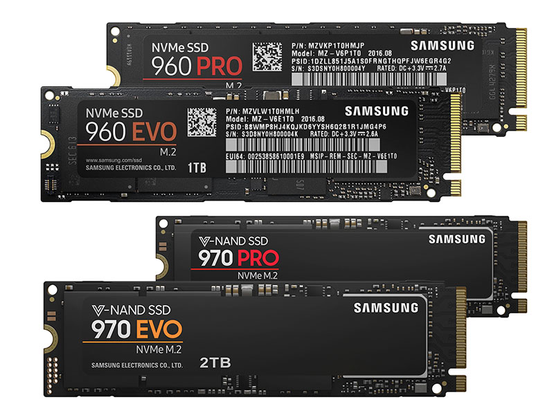 Samsung 970 PRO Review vs EVO 960 vs WD NVMe]