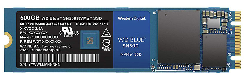 WD Blue SN500 PCIe 3.0 NVMe